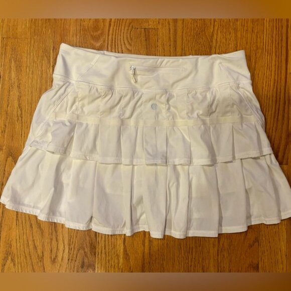 Lululemon Run: Pace Setter Skirt *TallWhite size 8 - Picture 9 of 15